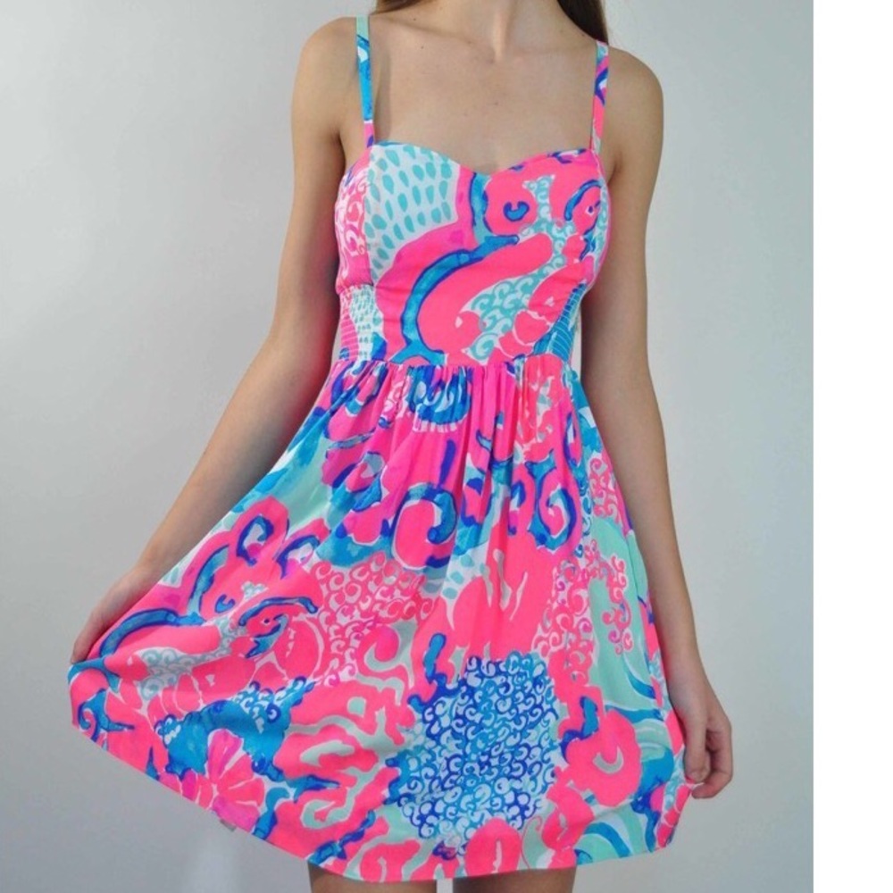 Lilly Pulitzer Christine Dress Coral Reef